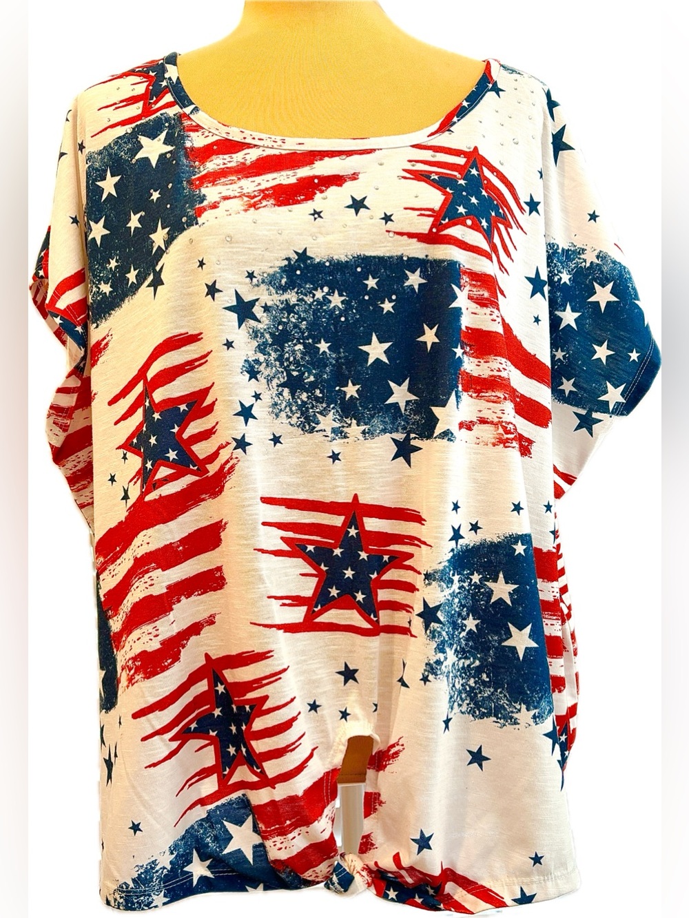 🇺🇸 Onque Casual Women’s American Flag Print Top 🇺🇸